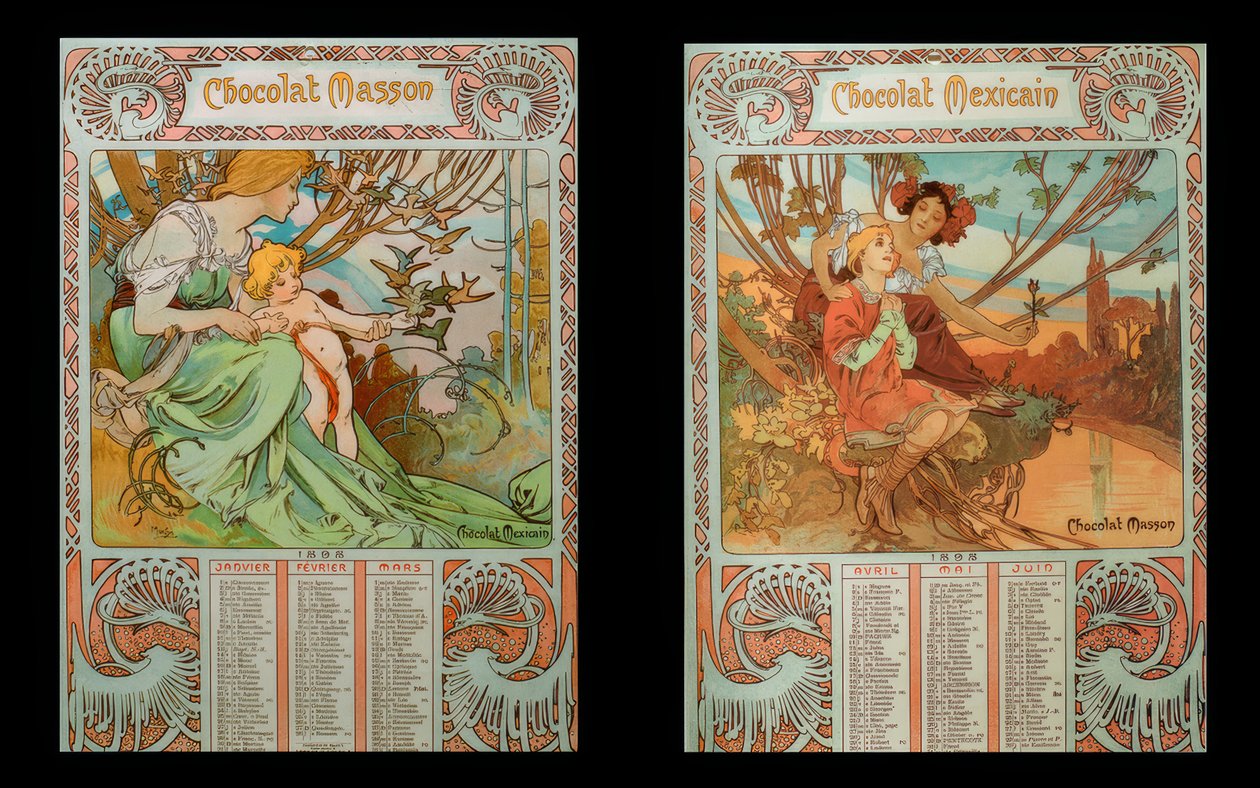 Masson csokoládé alkotó: Alphonse Mucha