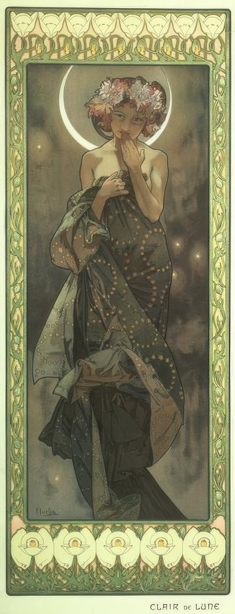 Holdfény alkotó: Alphonse Mucha