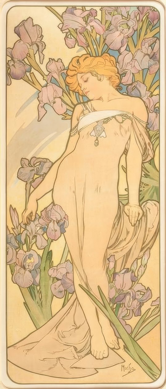 Die Iris alkotó: Alphonse Mucha