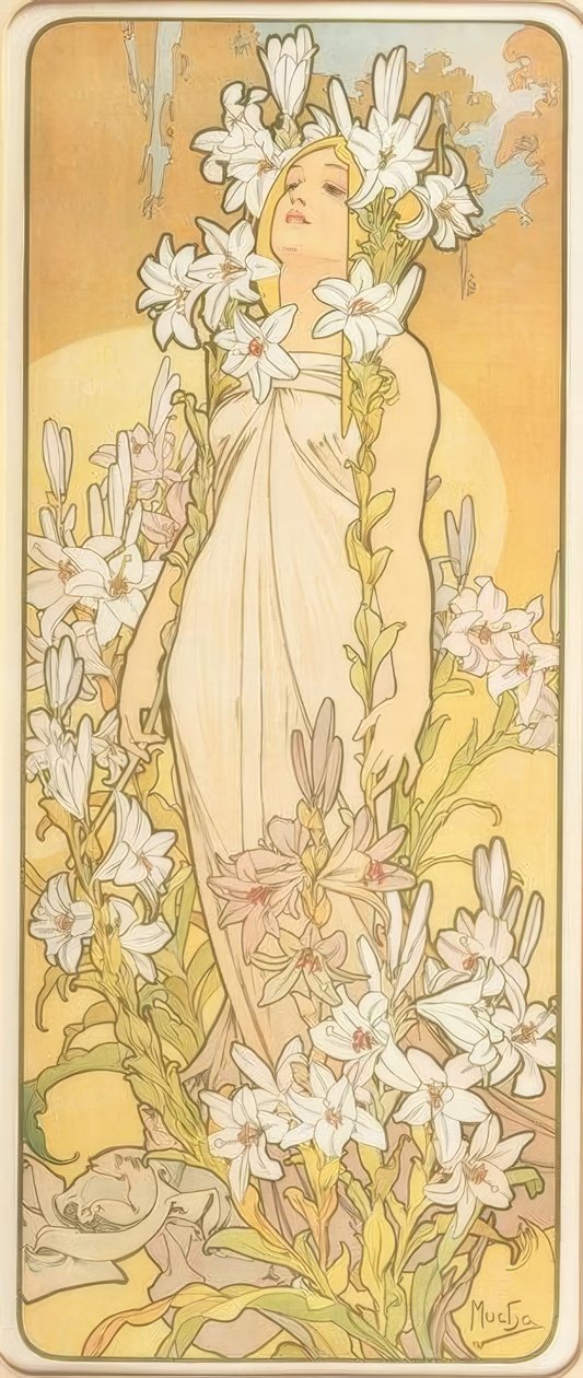 A liliom alkotó: Alphonse Mucha