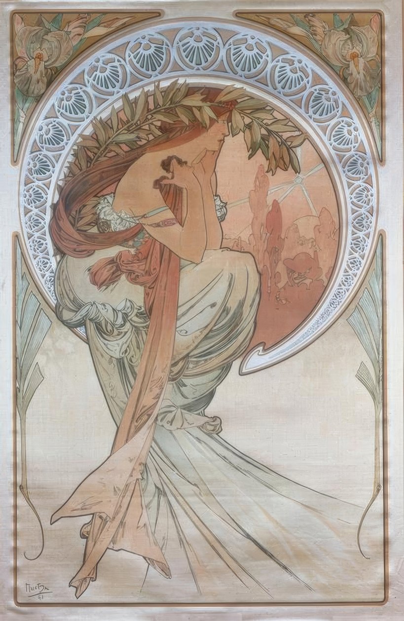 A költészet alkotó: Alphonse Mucha