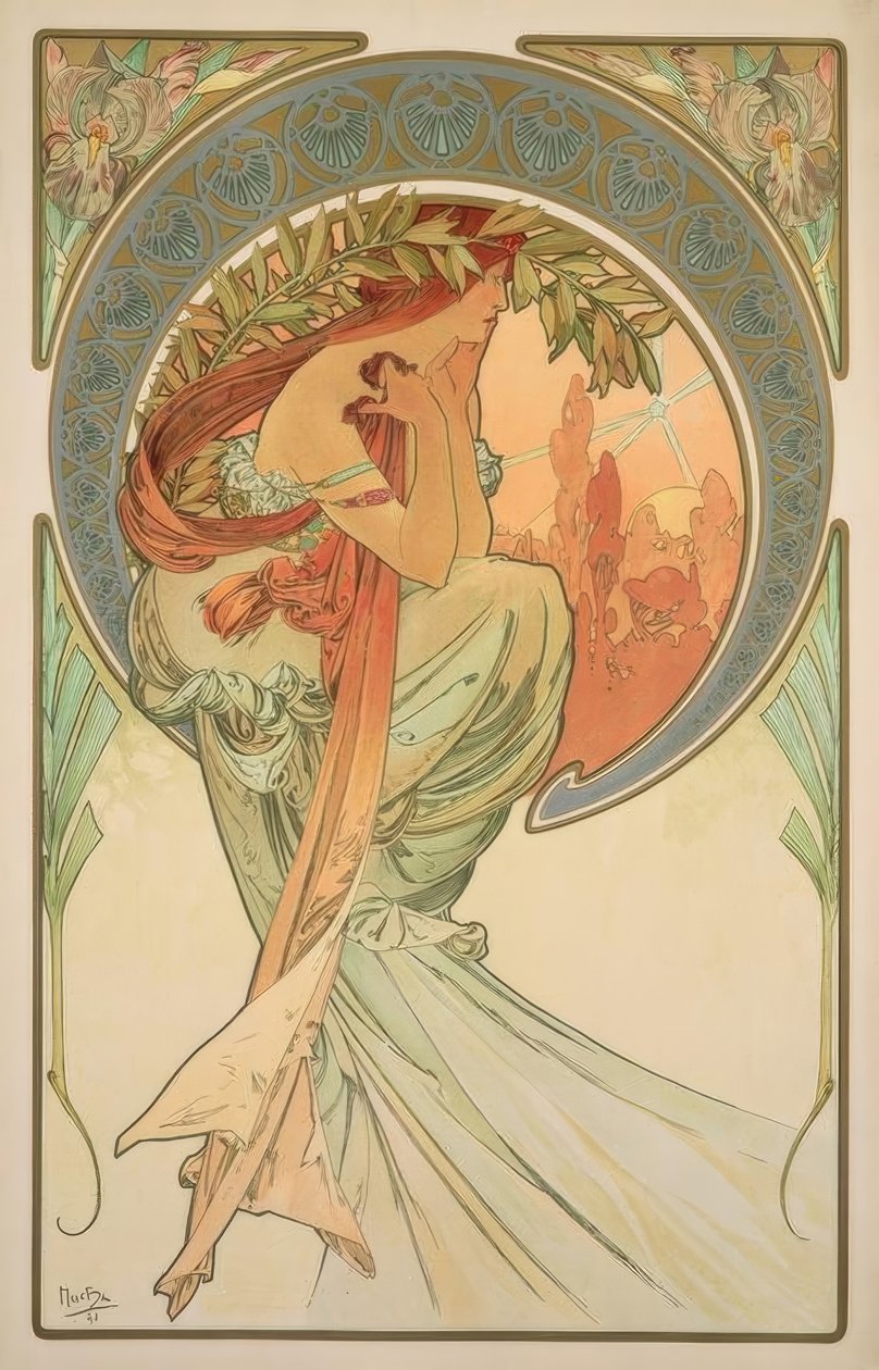 A költészet alkotó: Alphonse Mucha