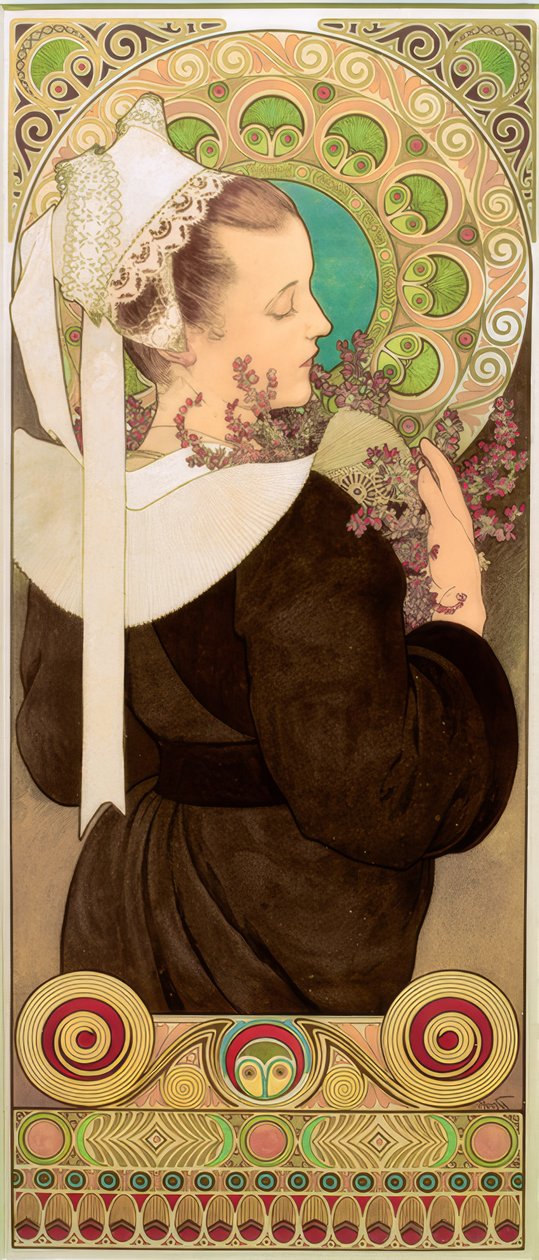 Heidekraut alkotó: Alphonse Mucha