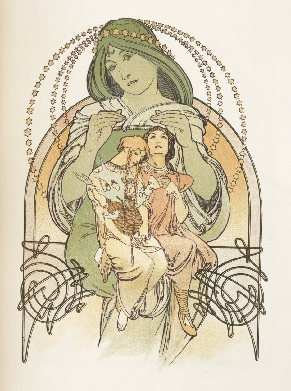Illusztráció: Ilsee, Tripoli hercegnő, 1897 alkotó: Alphonse Mucha