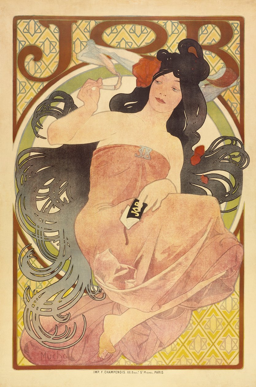 Job alkotó: Alphonse Mucha