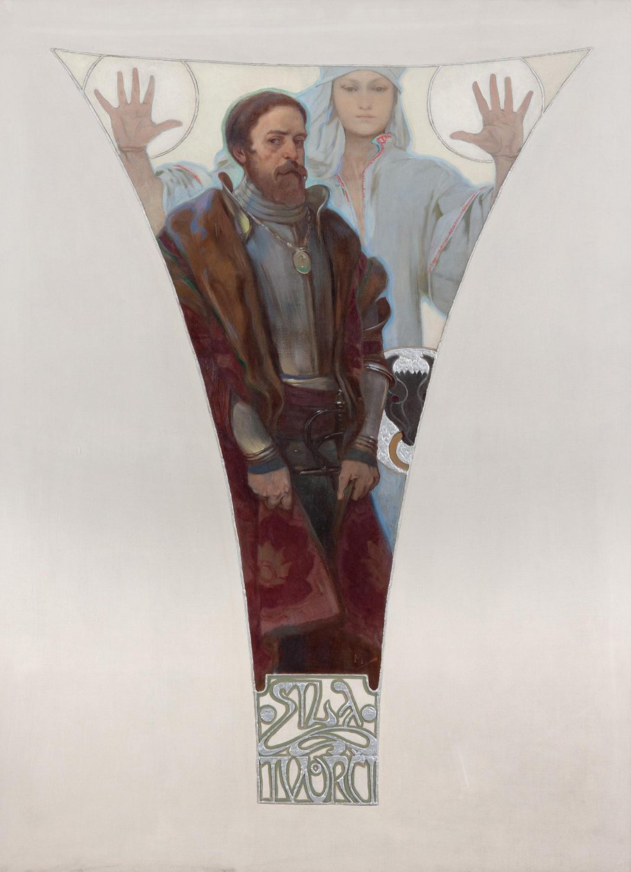 Pernsteini János, 1911 alkotó: Alphonse Mucha