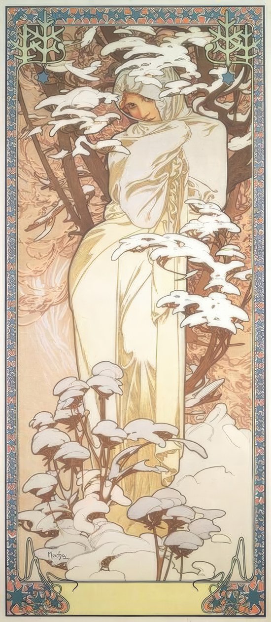 Téli alkotó: Alphonse Mucha