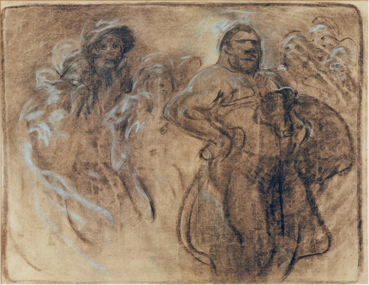 Férfi kép alkotó: Alphonse Mucha