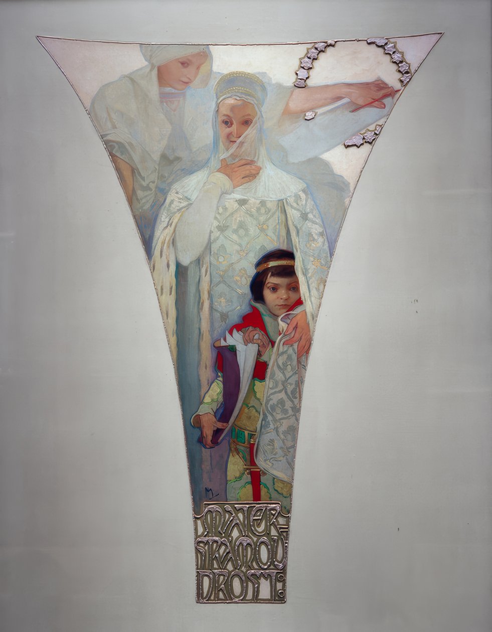 Anyai bölcsesség - Eliska Premyslovna alkotó: Alphonse Mucha