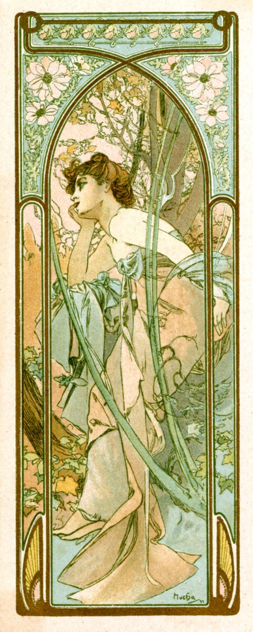 „Este álmodozása”, 1899 alkotó: Alphonse Mucha