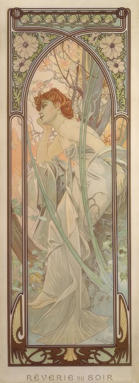 Esti álmodozás alkotó: Alphonse Mucha