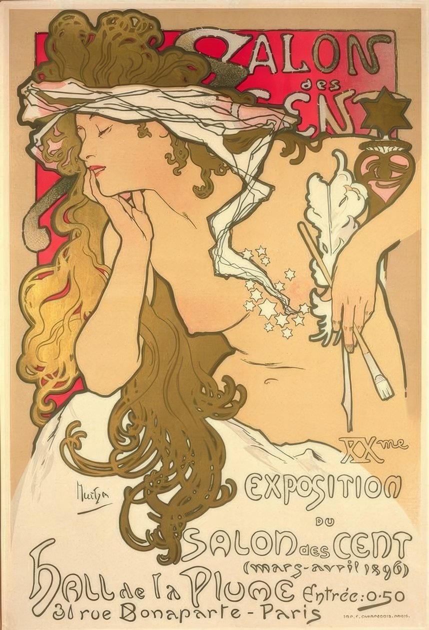Salon des Cent alkotó: Alphonse Mucha
