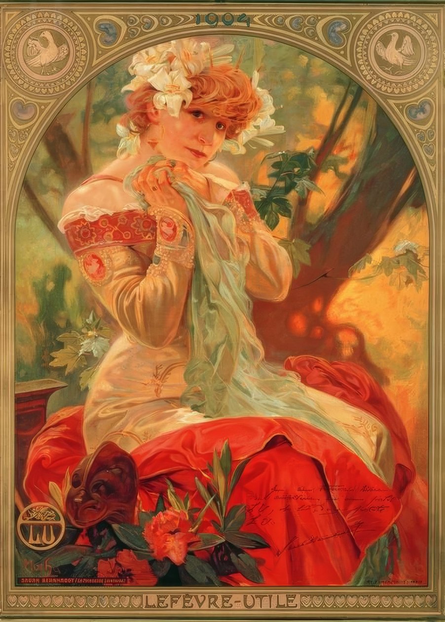 Sarah Bernhardt alkotó: Alphonse Mucha