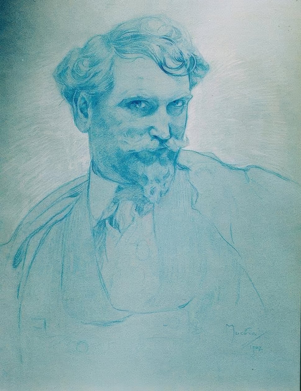 Önarckép alkotó: Alphonse Mucha