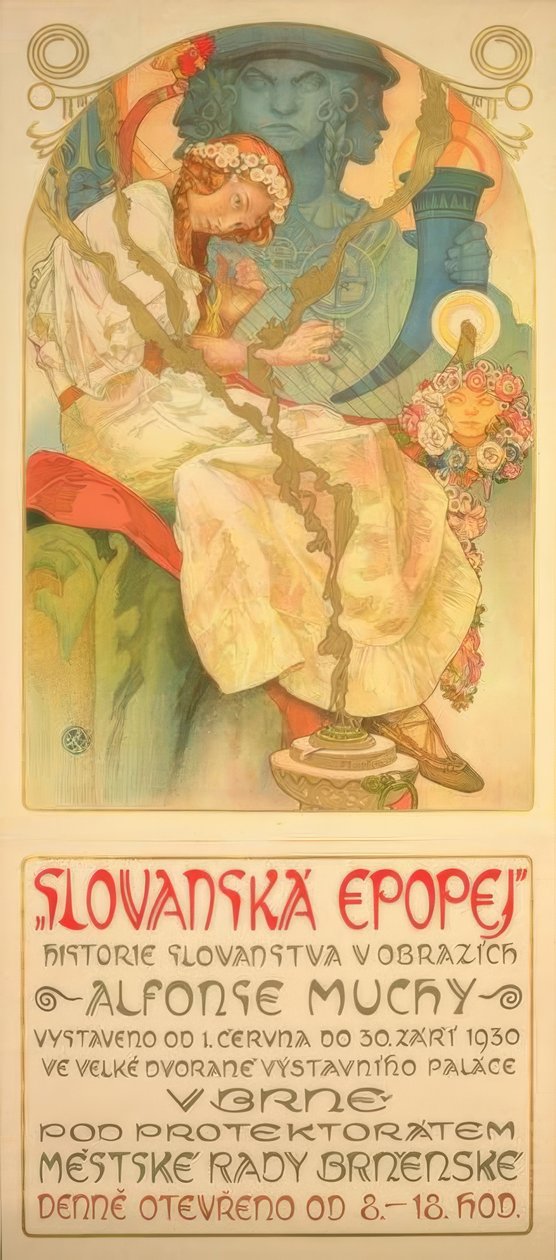 Szláv eposz alkotó: Alphonse Mucha