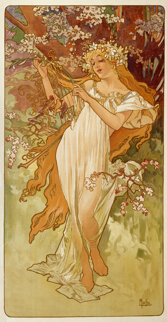 1896 tavasza. alkotó: Alphonse Mucha