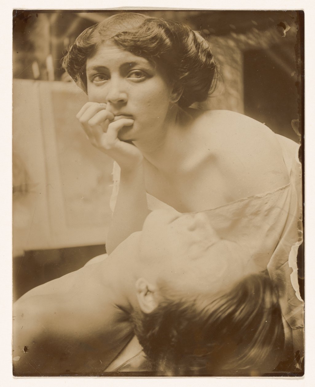 Tanulmány dekoratív panelhez, 1908 (zselatin ezüst nyomat) alkotó: Alphonse Mucha