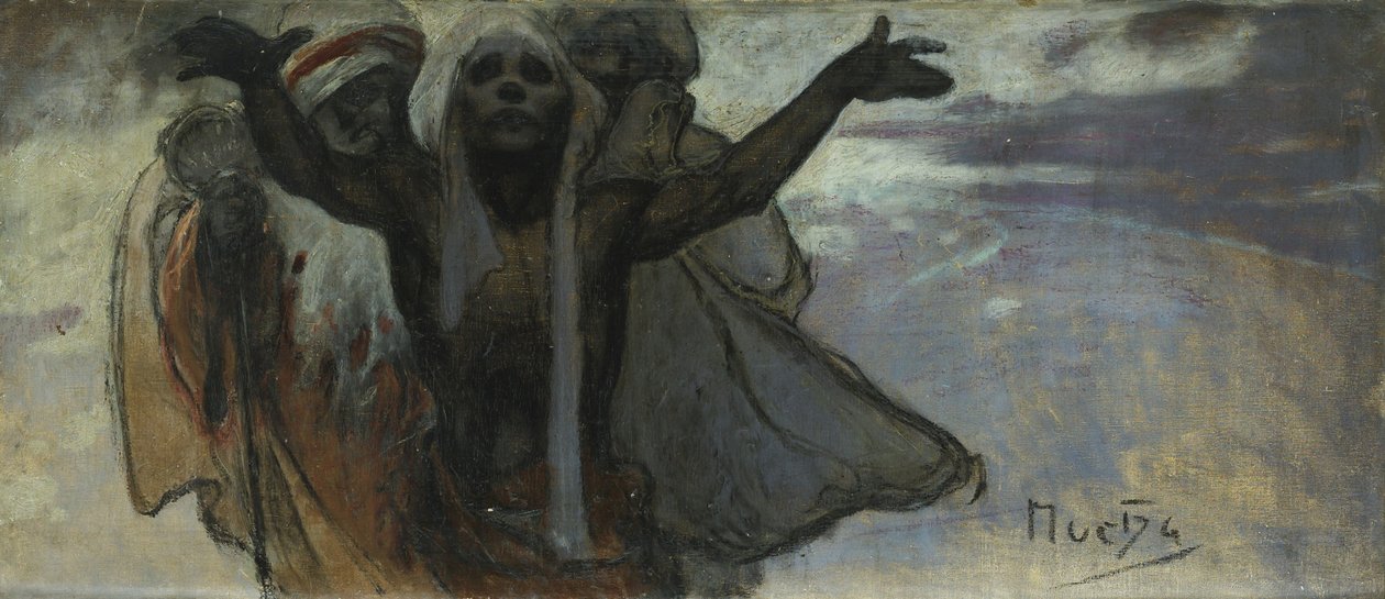 Tanulmány a szláv eposzhoz alkotó: Alphonse Mucha