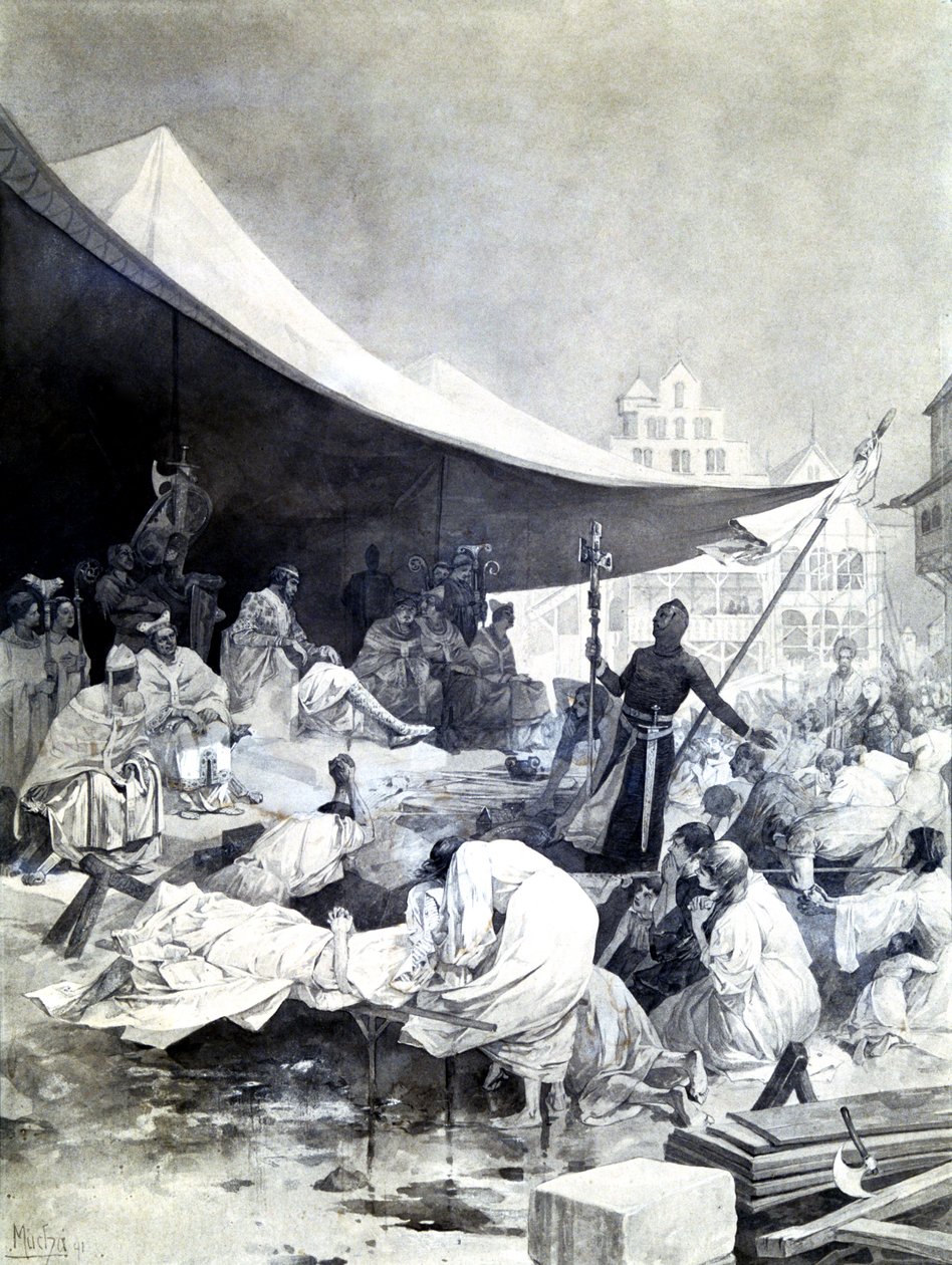 A kereszt, 1900-1939 alkotó: Alphonse Mucha