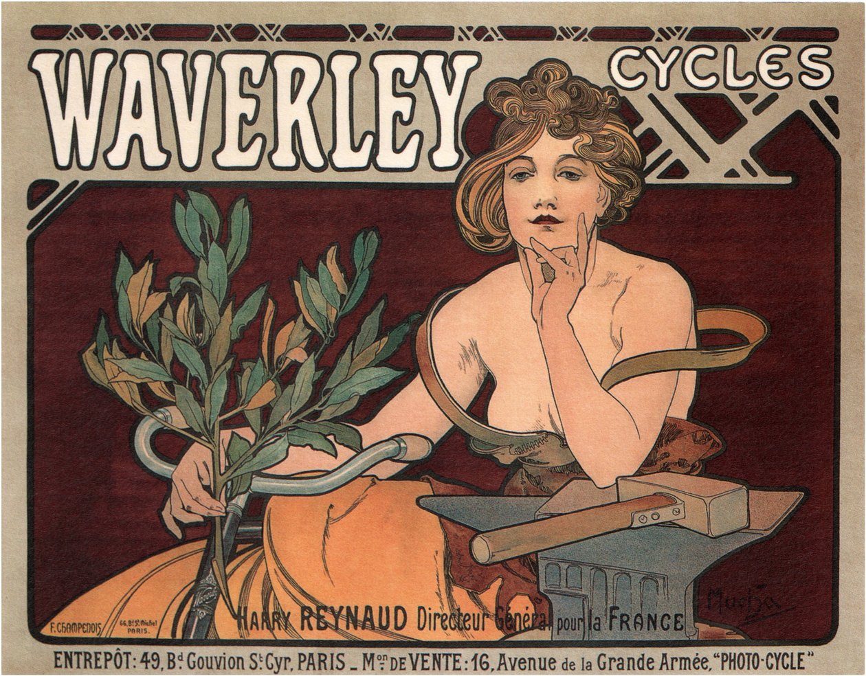 Waverley ciklusok, 1896 alkotó: Alphonse Mucha