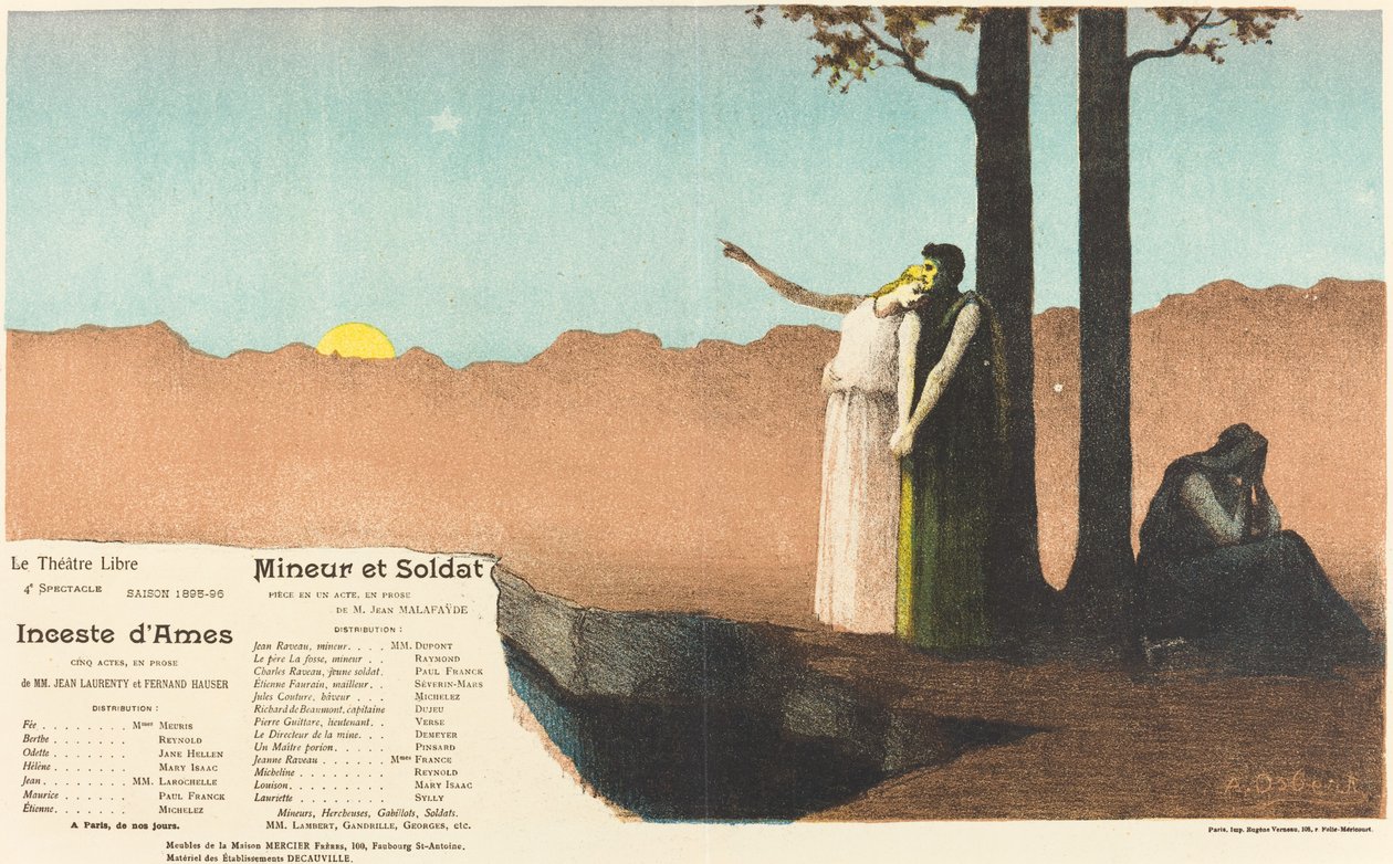 A lélekfertőzés; bányász és katona alkotó: Alphonse Osbert