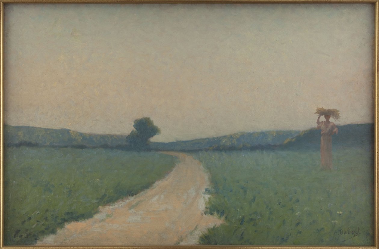 A mezei út reggel alkotó: Alphonse Osbert