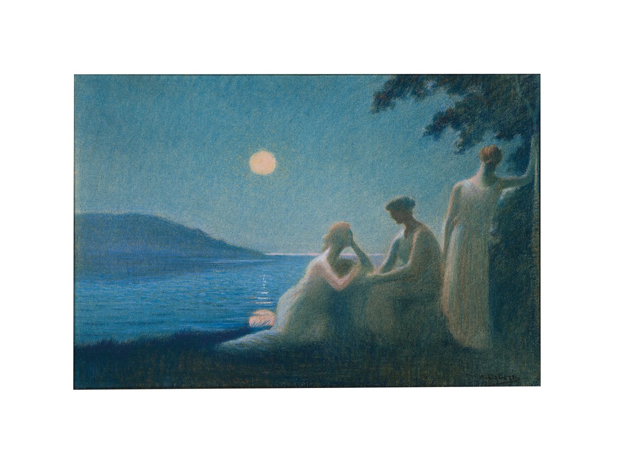 Holdsugár alatt, 1895 körül alkotó: Alphonse Osbert