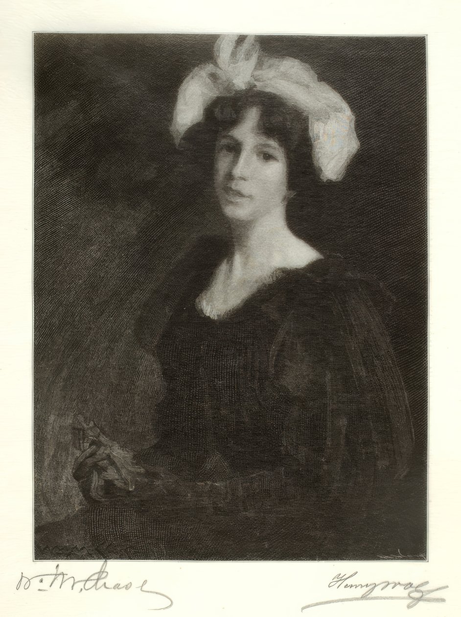 Mrs. C. portréja alkotó: Alsace Henry Wolf