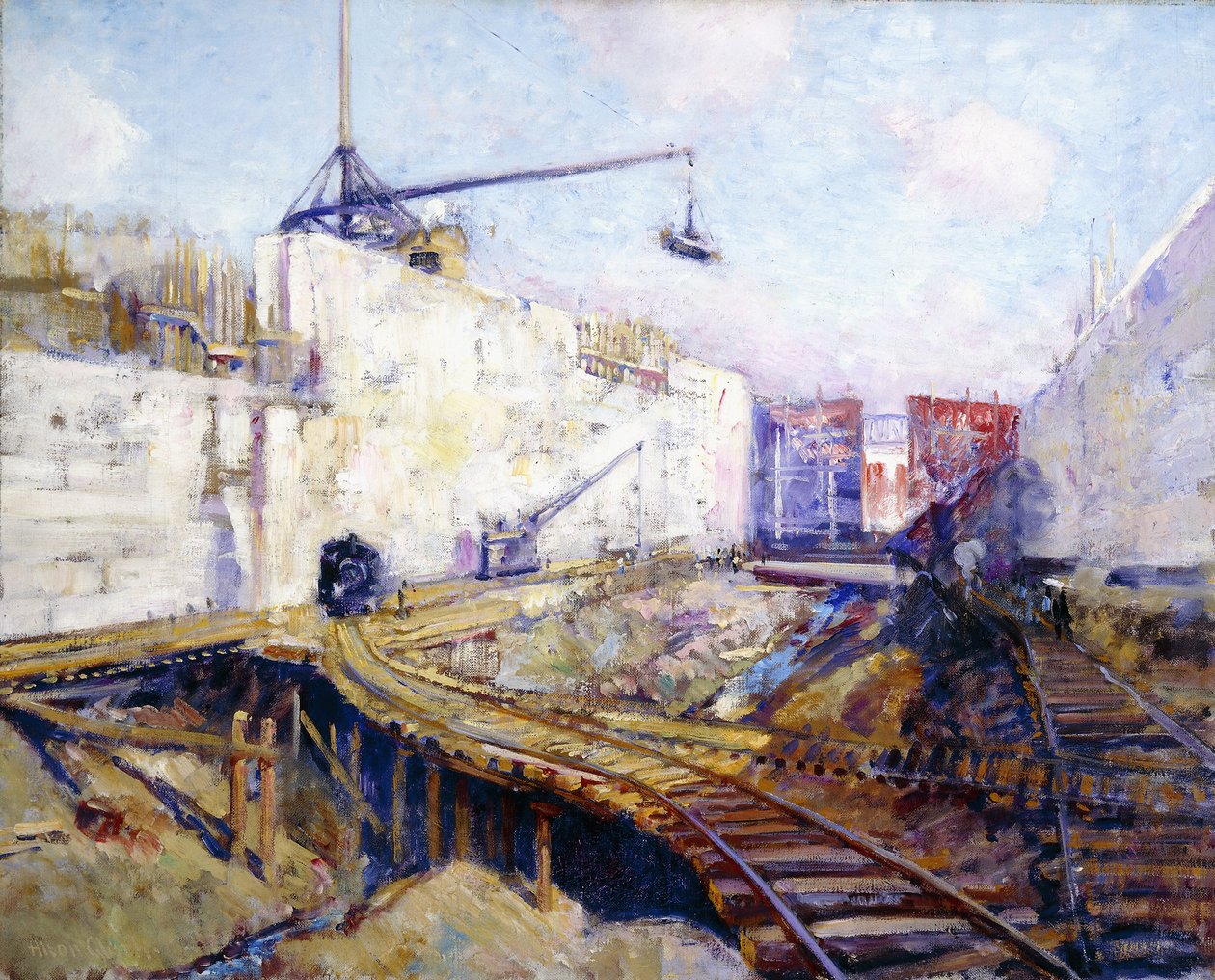 A zárban, Miraflores alkotó: Alson Skinner Clark