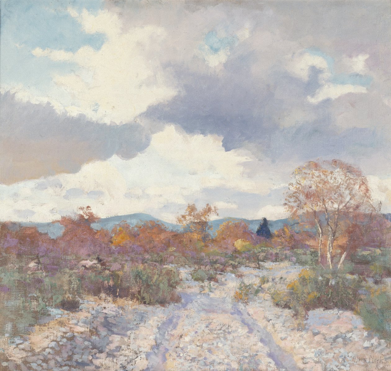 Palm Springs, 1925 körül (olaj, vászon) alkotó: Alson Skinner Clark