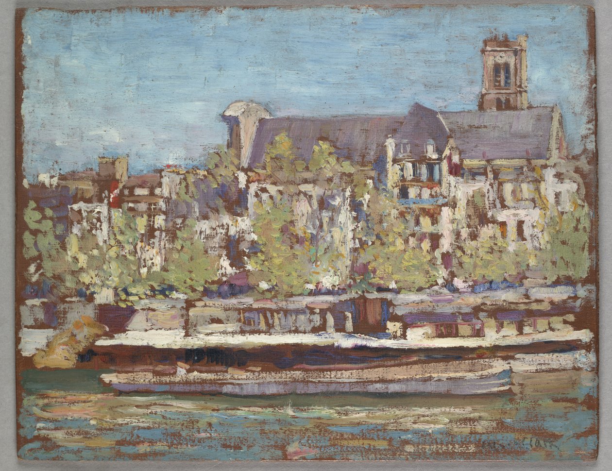 Saint Gervais, Párizs (olaj a fedélzeten) alkotó: Alson Skinner Clark