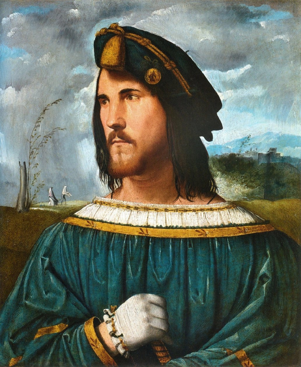 Egy úriember portréja, más néven Cesare Borgia (1475-1507) alkotó: Altobello Melone