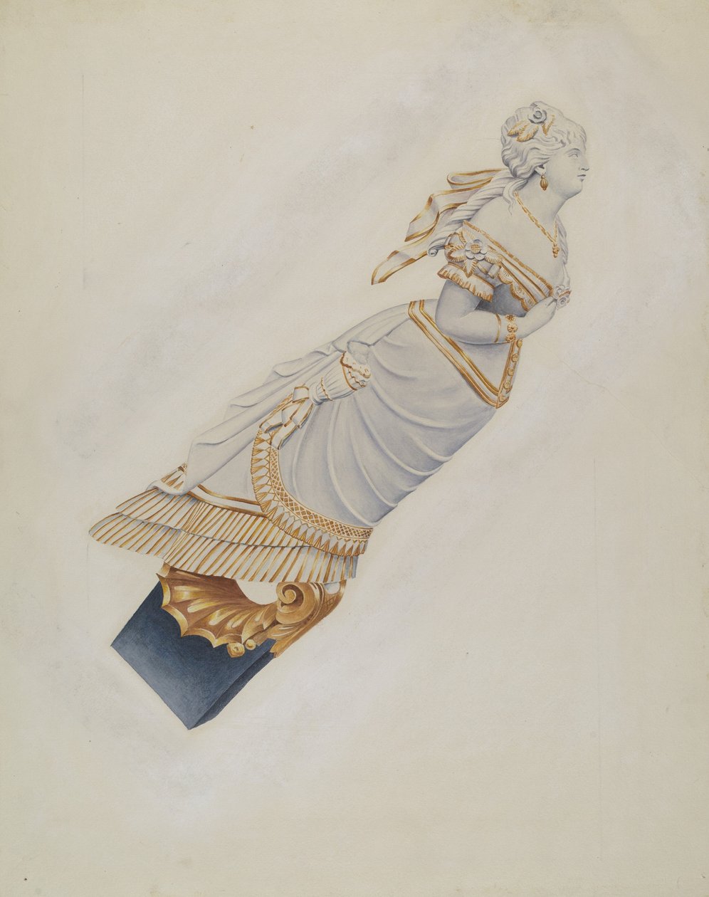 Figura: "Belle of Bath" alkotó: Alton K. Skillin