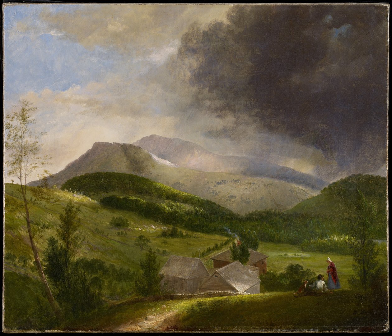 Közeledő vihar, Fehér-hegység, 1820-as évek alkotó: Alvan Fisher