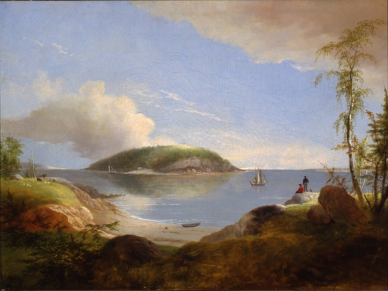 A Maine állambeli Bear Island emléktárgya, 1850 alkotó: Alvan Fisher