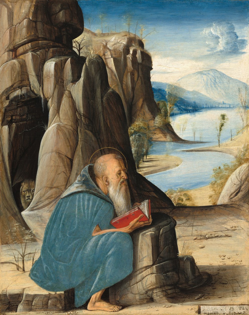 Szent Jeromos Reading alkotó: Alvise Vivarini