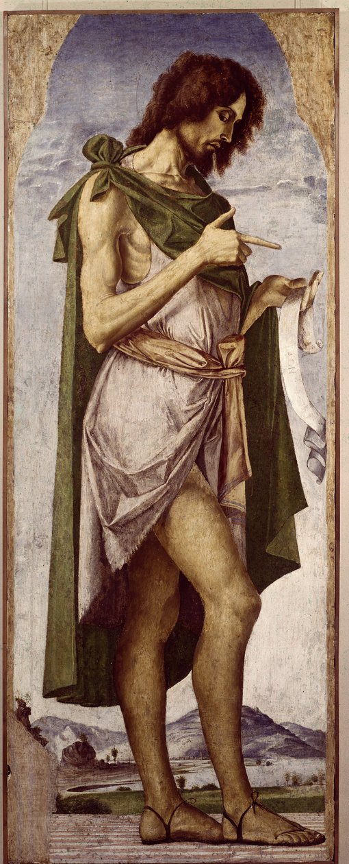 San Giovanni Battista, 1480 körül (olaj a fedélzeten) alkotó: Alvise Vivarini
