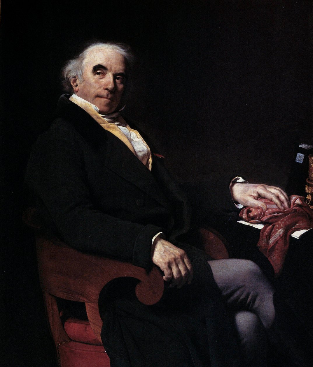 Nanteuil Lanorville lovagjának portréja (1754-1834) Királyi Üzenetek Főigazgatója Nanteuil Lanorville lovagját ábrázoló festmény (1790-1819) 1817 v. 1,29 X 1,02 m alkotó: Amable Pagnest
