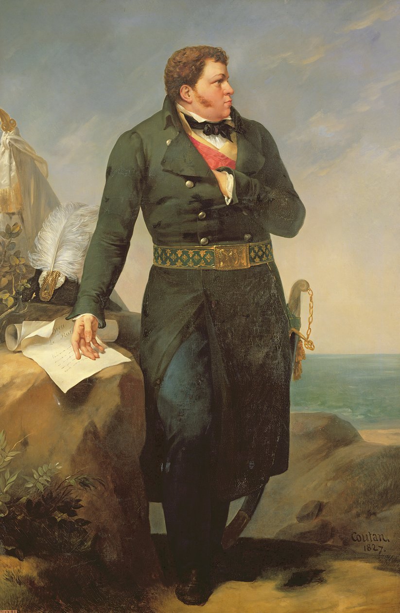 Georges Cadoudal (1771-1804) portréja, 1827 (olaj, vászon) alkotó: Amable Paul Coutan