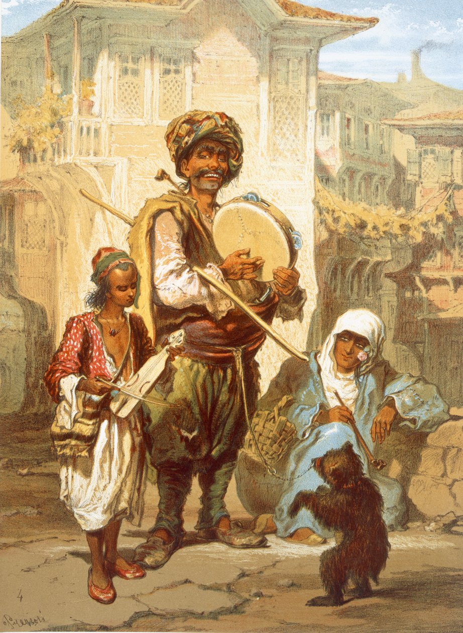 Bohémek, 1865 alkotó: Amadeo Preziosi
