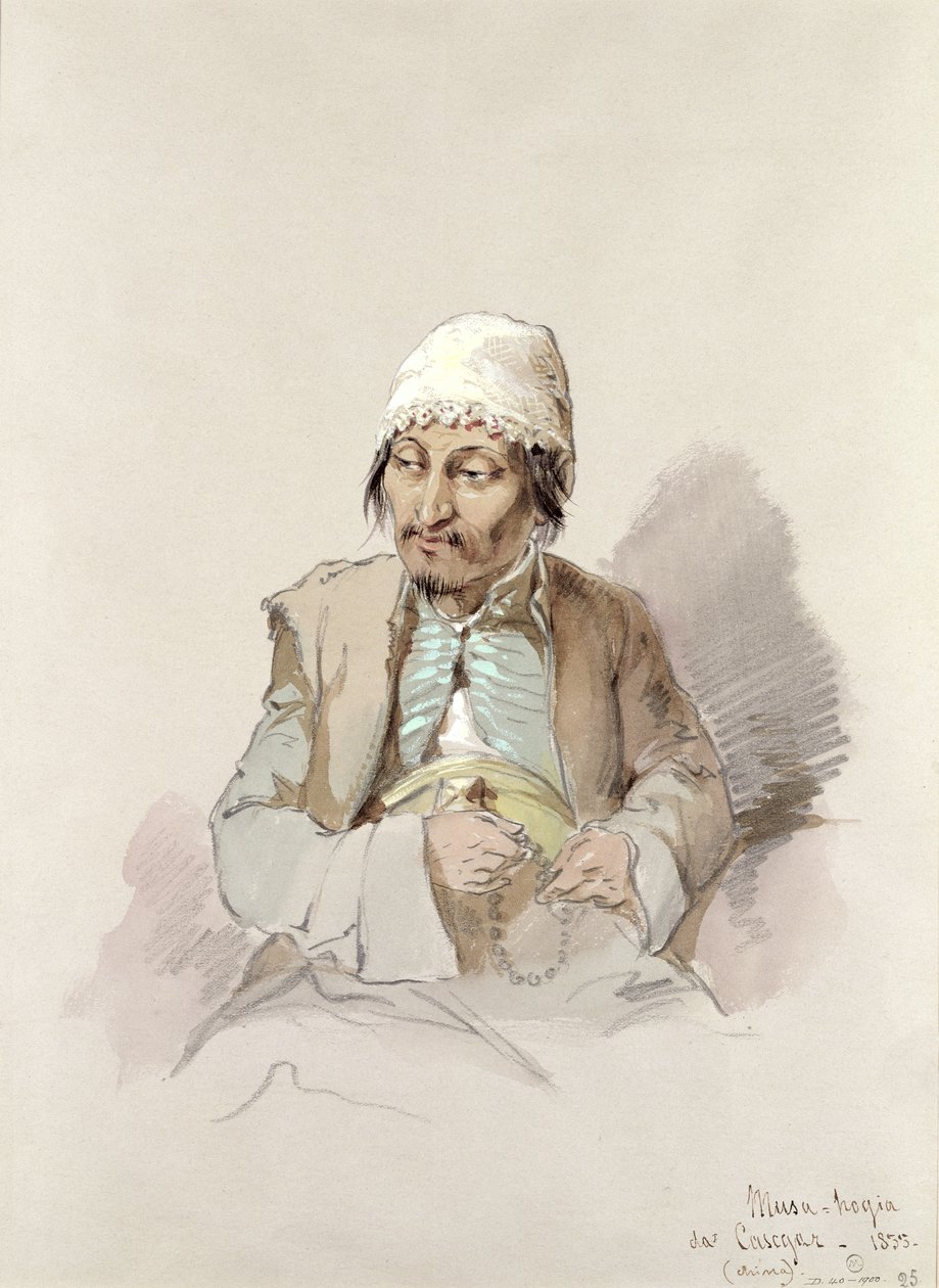 Musa – Kashgarból, 1855 körül alkotó: Amadeo Preziosi
