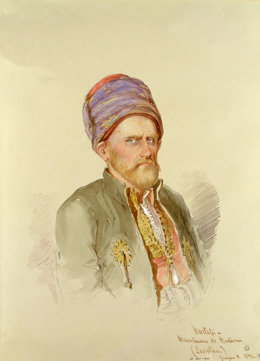 Musztafa - Batum-i muszlim, 1852 körül alkotó: Amadeo Preziosi