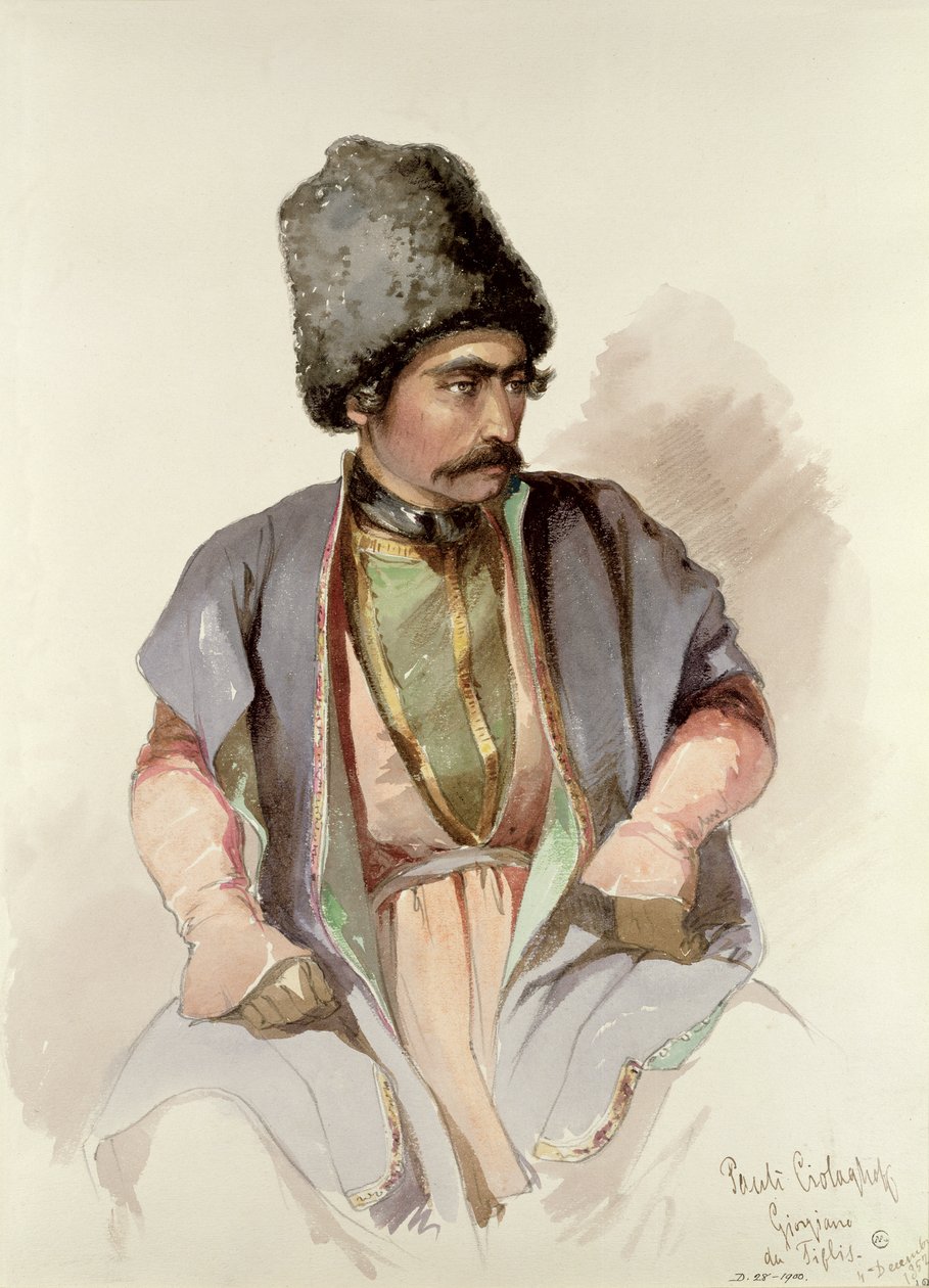 Paul - Egy grúz Tifliszből, 1852 alkotó: Amadeo Preziosi