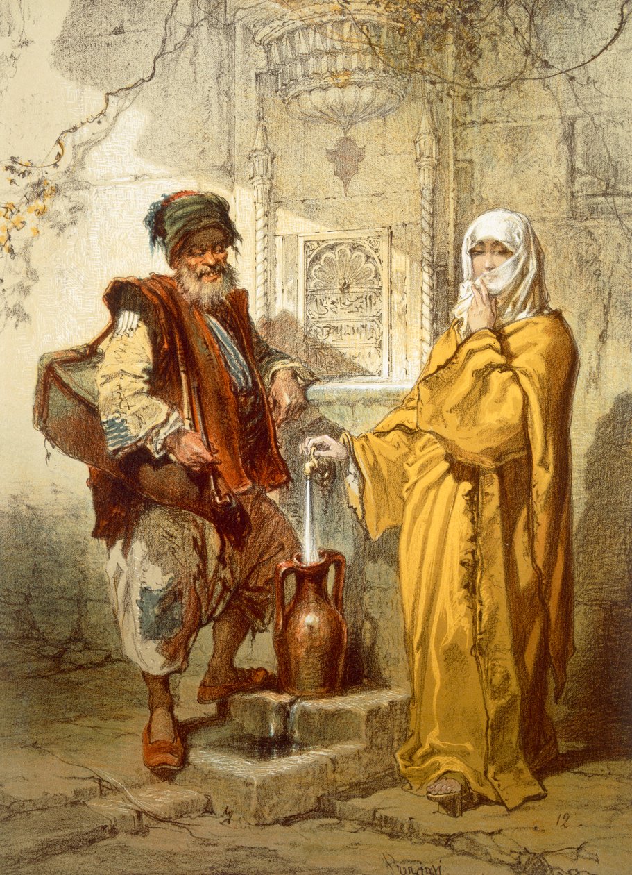 Vízhordó, 1865 alkotó: Amadeo Preziosi