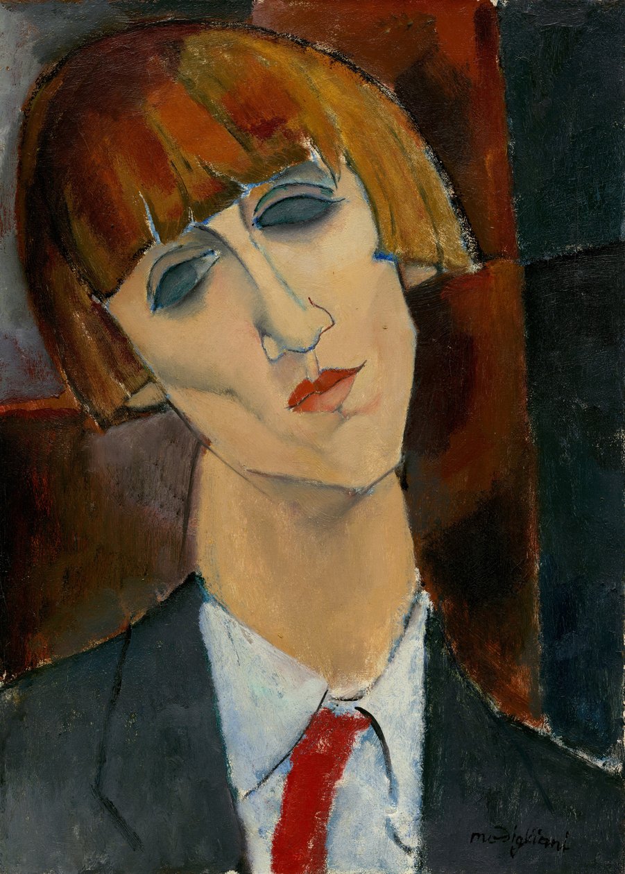 Madame Kisling, c. 1917. alkotó: Amedeo Modigliani