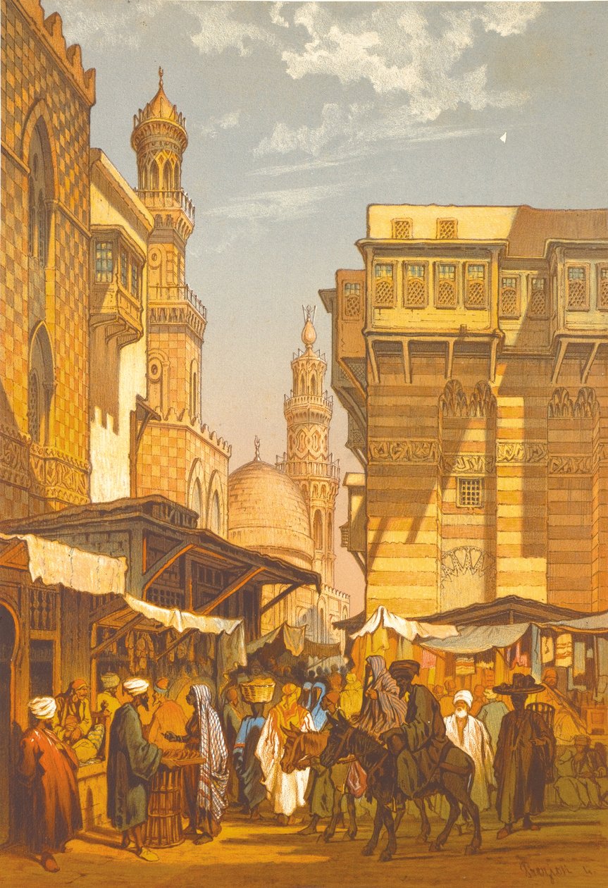 Emléktárgy Kairóból, 1862 alkotó: Amadeo Preziosi