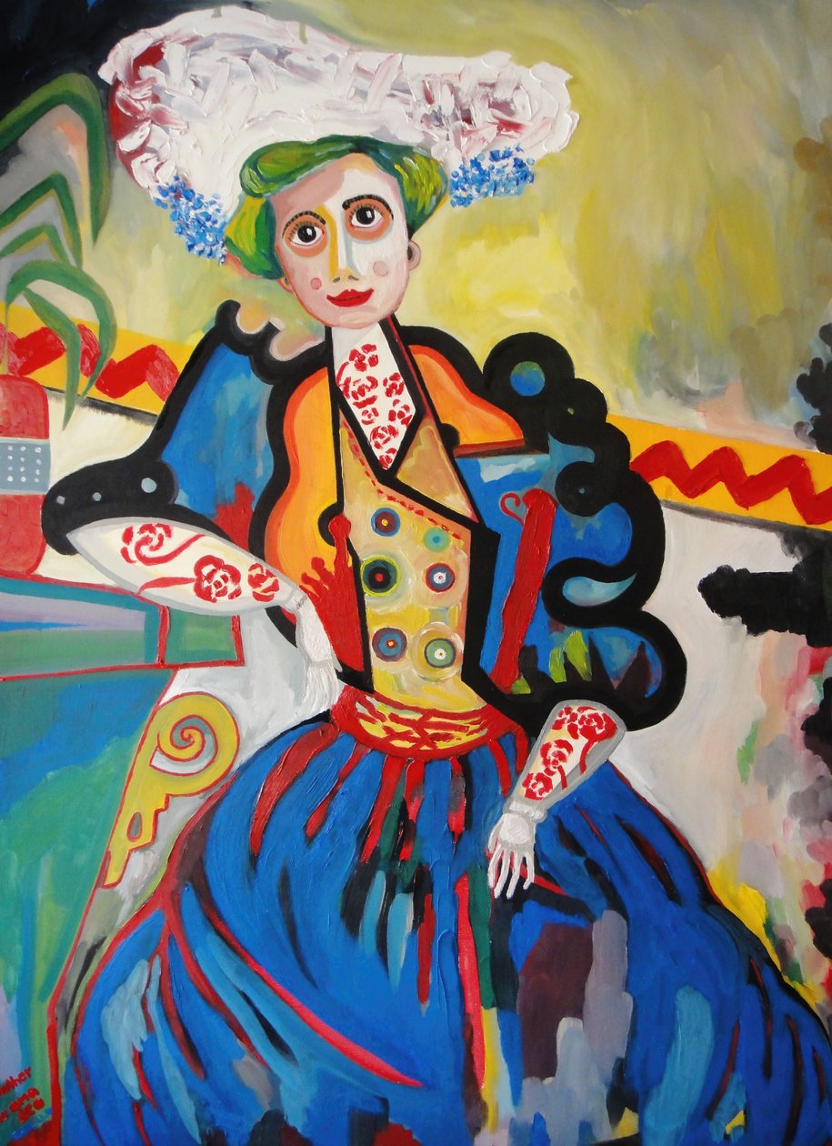 Egy nő (olaj, vászon) alkotó: Amadeu de Souza-Cardoso