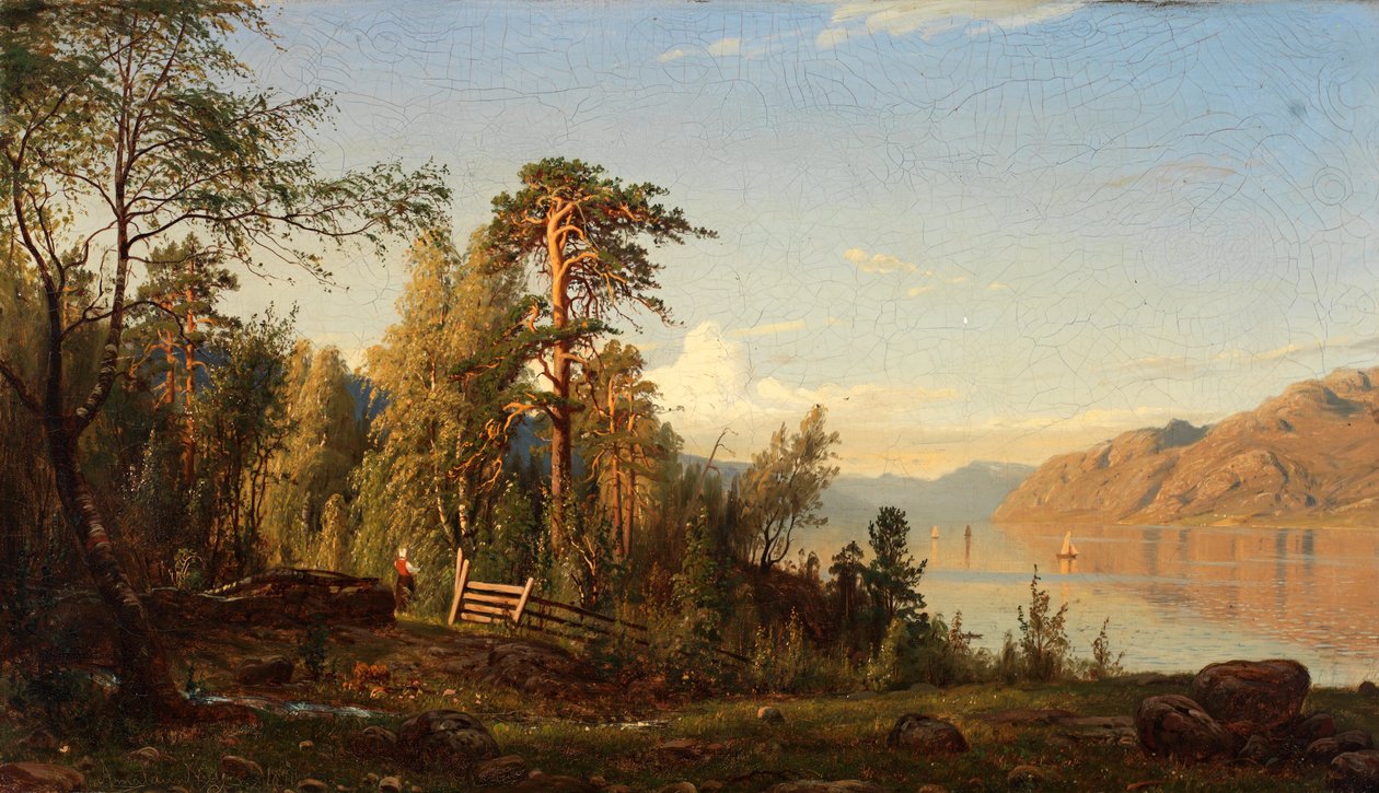 Fjordparti alkotó: Amaldus Nielsen