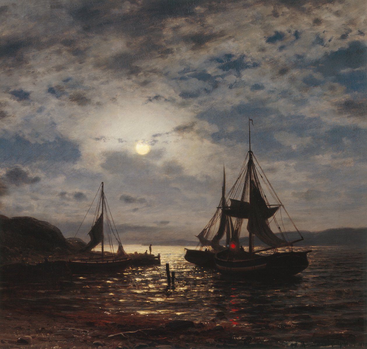 Oslo fjordból alkotó: Amaldus Nielsen