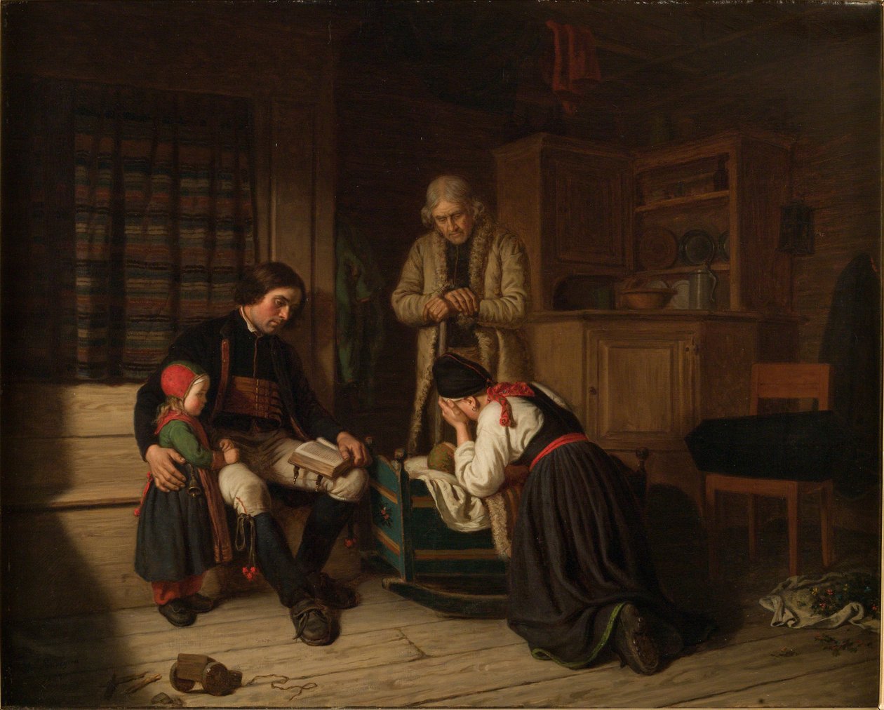 Lillan utolsó ágya (A kicsi utolsó ágya) alkotó: Amalia Lindegren